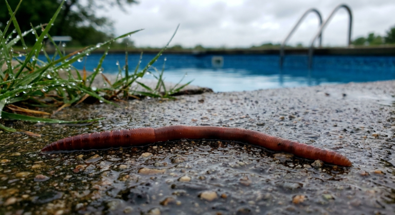 Why Earthworms Appear in Your Pool After Rain and How to Prevent It